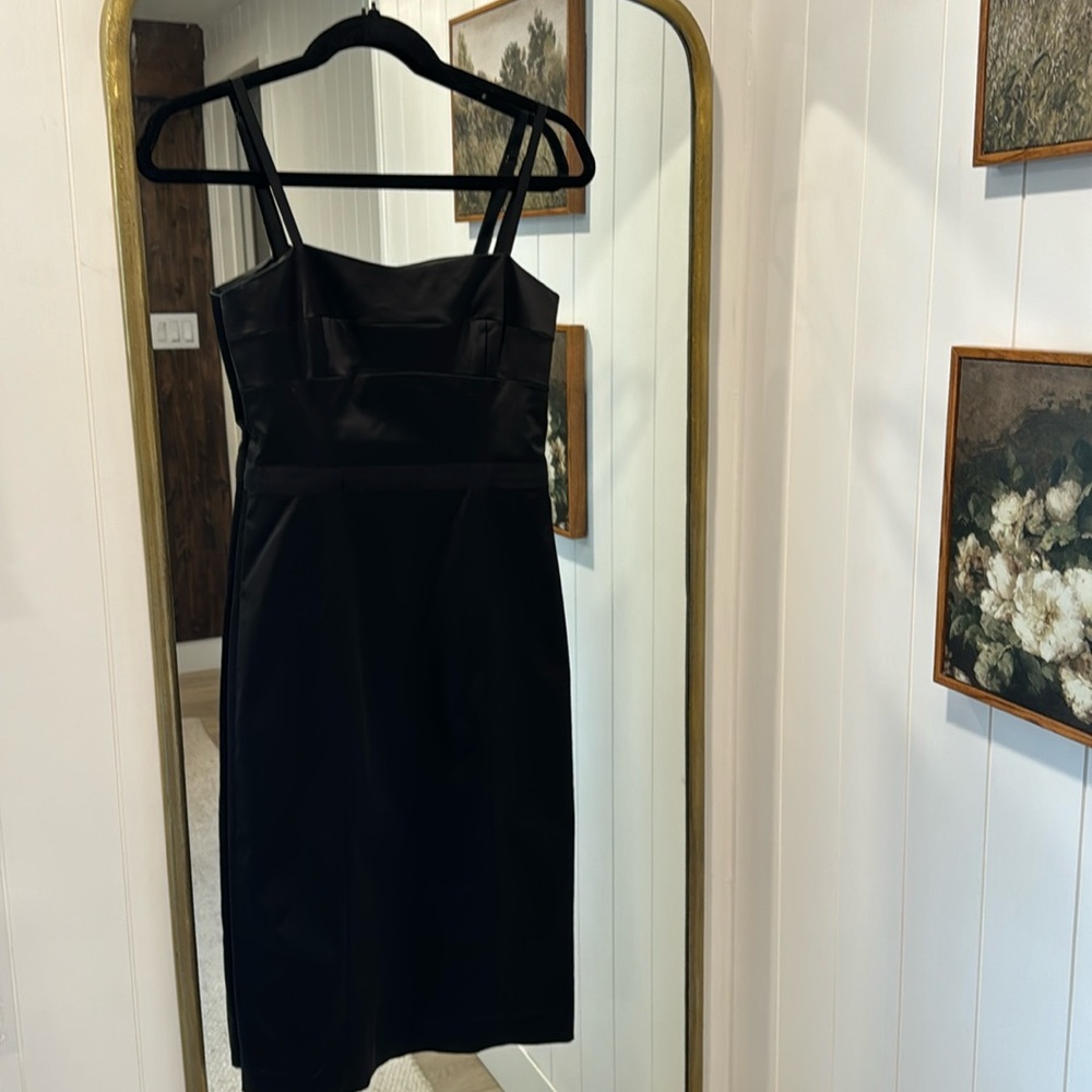 Theory Satin Cocktail Dress